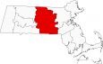 Worcester County Map Massachusetts Locator