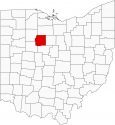 Wyandot County Map Ohio Locator