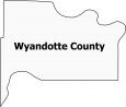 Wyandotte County Map Kansas