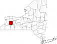 Wyoming County Map New York Locator