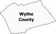 Wythe County Map Virginia
