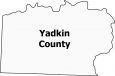 Yadkin County Map North Carolina