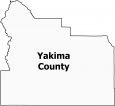 Yakima County Map Washington