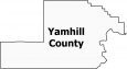 Yamhill County Map Oregon