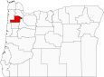 Yamhill County Map Oregon Locator