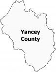 Yancey County Map North Carolina