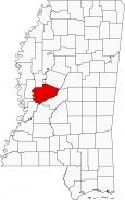 Yazoo County Map Mississippi Locator