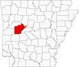 Yell County Map Arkansas Locator