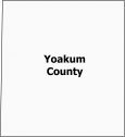 Yoakum County Map Texas