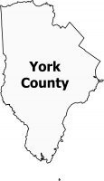 York County Map Maine