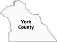 York County Map Pennsylvania