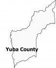 Yuba County Map California