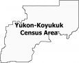 Yukon Koyukuk Census Area Map Alaska