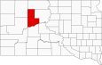 Ziebach County Map South Dakota Locator