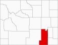 Albany County Map Wyoming Locator
