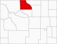 Big Horn County Map Wyoming Locator