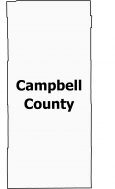 Campbell County Map Wyoming