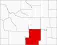 Carbon County Map Wyoming Locator