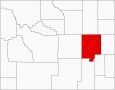 Converse County Map Wyoming Locator