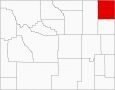 Crook County Map Wyoming Locator