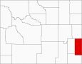 Goshen County Map Wyoming Locator