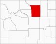 Johnson County Map Wyoming Locator