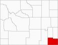 Laramie County Map Wyoming Locator