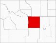 Natrona County Map Wyoming Locator