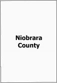 Niobrara County Map Wyoming