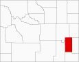 Platte County Map Wyoming Locator