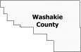 Washakie County Map Wyoming