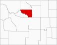 Washakie County Map Wyoming Locator