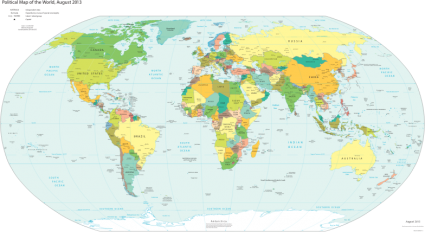 Elementos de design de exemplo para fazer seus próprios mapas de