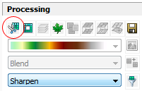 Image Analysis Toolbar Clip Button