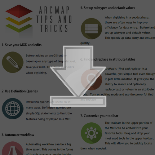 ArcMap Tips and Tricks Checklist