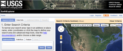USGS Earth Explorer