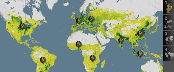 feeding the world agriculture maps