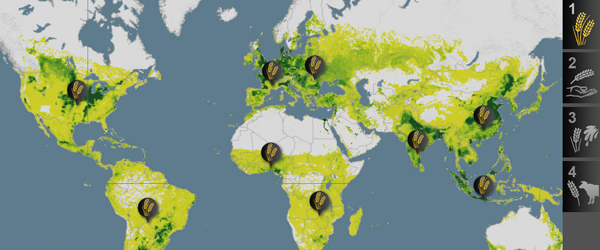 New Map of Worldwide Croplands