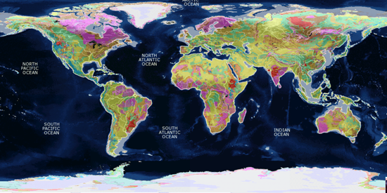 Geology Map Of Earth