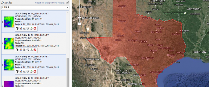 lidar usgs earth explorer