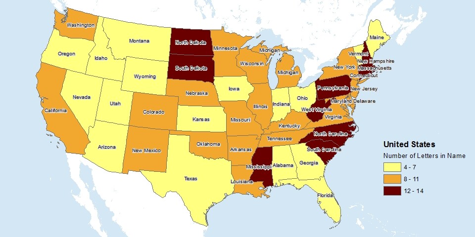 Equal Interval Classification Map