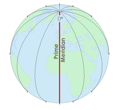 Prime Meridian Line Map Greenwich Meridian (Prime Meridian) - Gis Geography