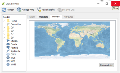 QGIS Browser