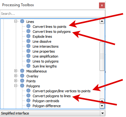 QGIS Conversion Tools