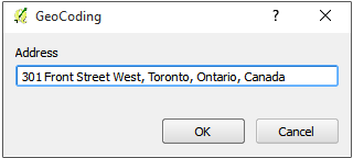 QGIS Geocoding