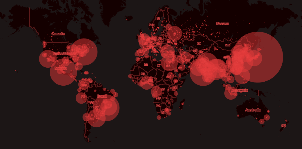 Map Of The Dead Maps For The Dead: A List Of The Best Halloween Maps - Gis Geography