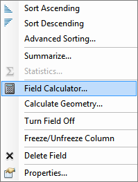 Field Calculator
