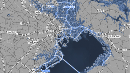 global warming maps sea of