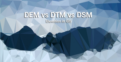 Diferenças de DSM, DEM, DTM