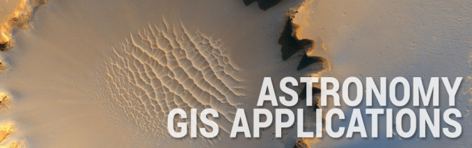 Aplicações de GIS de Astronomia